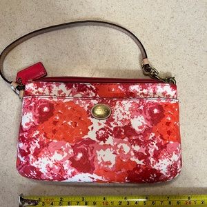 Coach Floral Wristlet